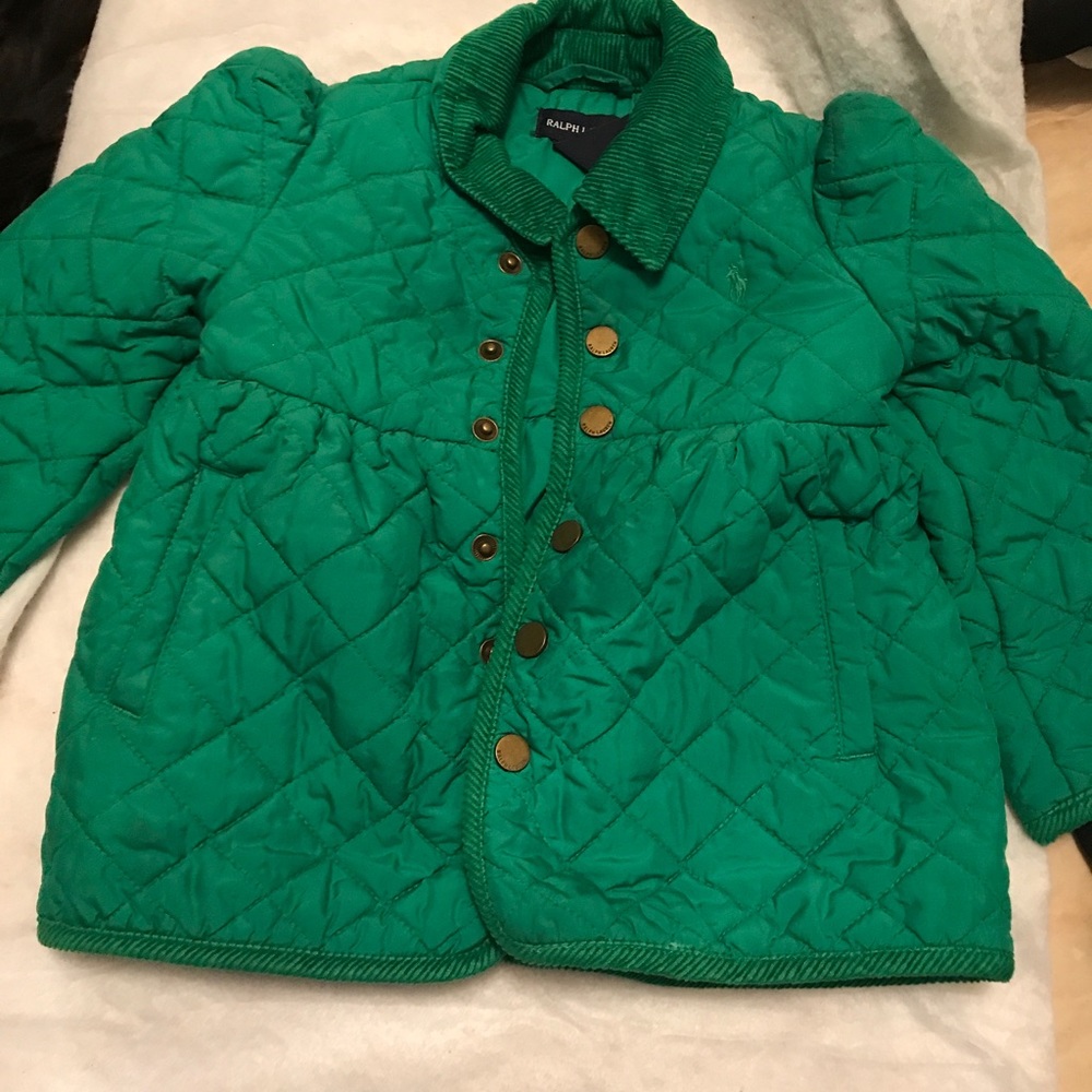 Cute green polo jacket